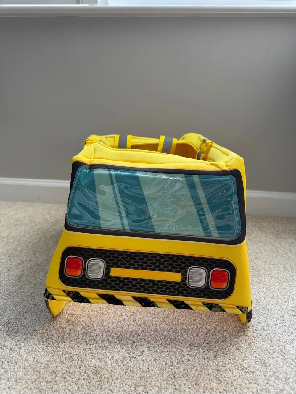 Toddler Ride-Along Bulldozer Costume